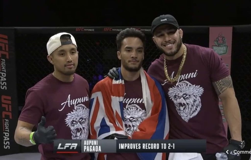 Puni Pagaoa with UFC Fighter Brad Tavares