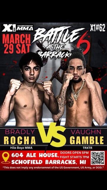 Bradley Rocha vs. Vaughn Gamble