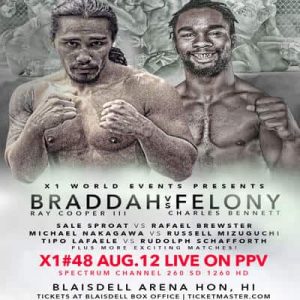 Hawaii MMA X1 World Event Charles Bennett Ray Cooper Sale Sproat