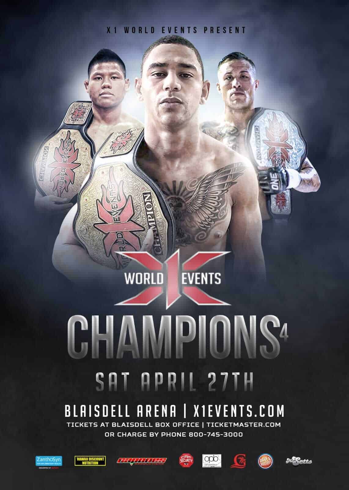 x1#53 Champions 4 at the Blaisdell Arena