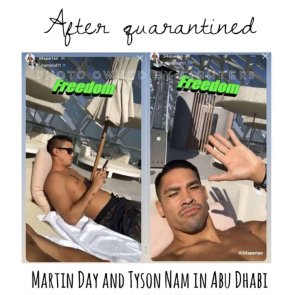 Hawaii MMA News : UFC Fighters Tyson Nam and Martin Day in Abu Dhabi