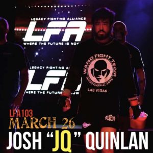 Josh Quinlan to face Dallas Jennings at LFA 103 MArch 26