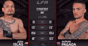 Aupuni Pagaoa vs Josh Islas FIght Highlights
