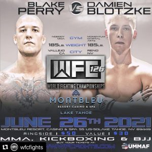 Blake Perry set to face Damien Blotzke at WFC Fights on June 26, 2021