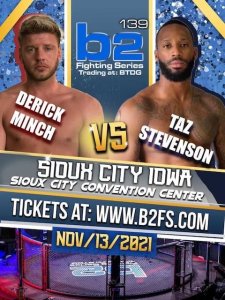 Derick Minch vs Taz Stevenson B2 fighting series