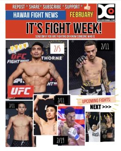 Hawaii Fighter News: Fight Schedule for February 2022