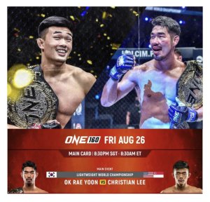 One 160 Christian Lee vs Ok Rae Yun