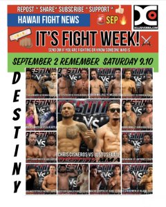 Destiny MMA Fight Card