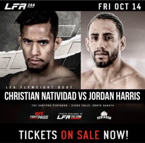 LFA 144: Christian Natividad  vs. Jordan Harris