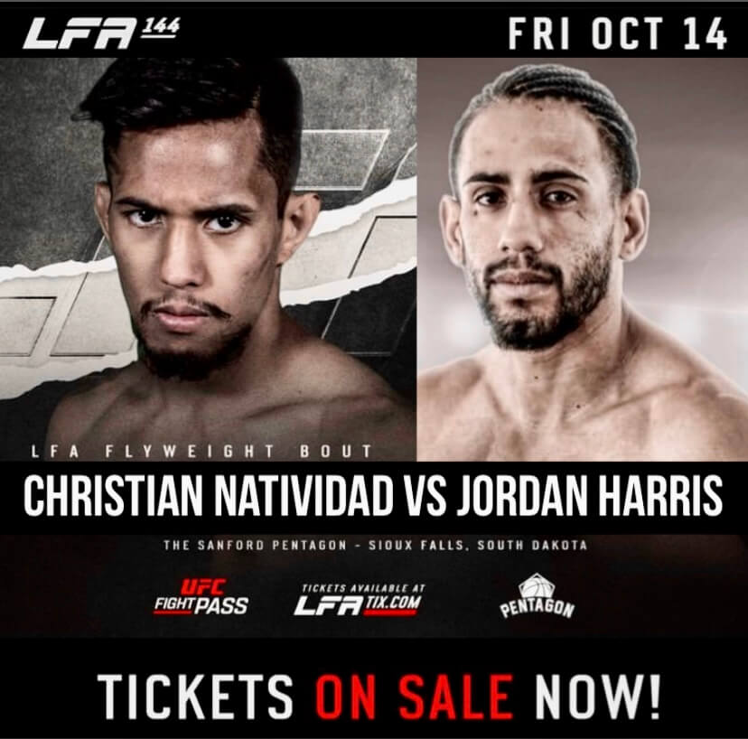LFA 144: Christian Natividad vs. Jordan Harris