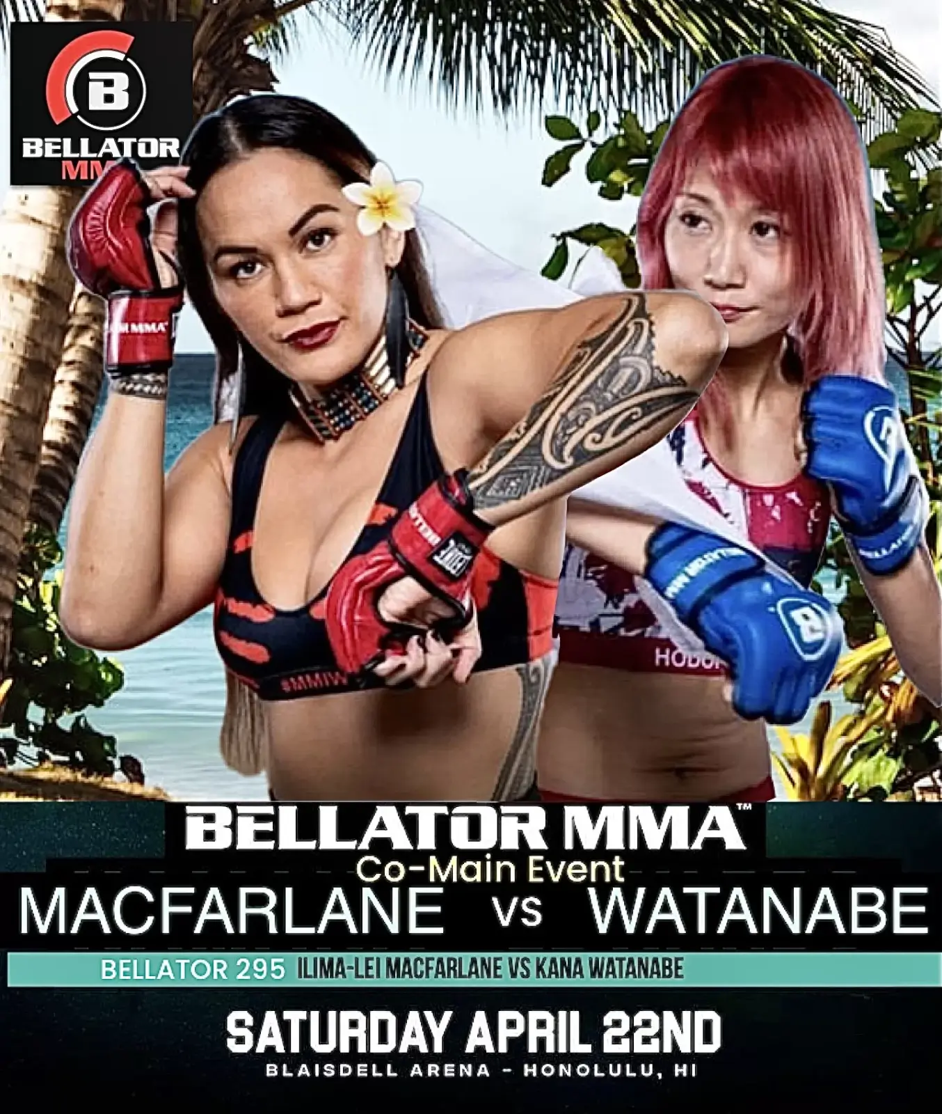 Bellator 295 Co-Main Event: Ilima-Lei Macfarlane vs. Kana Watanabe
