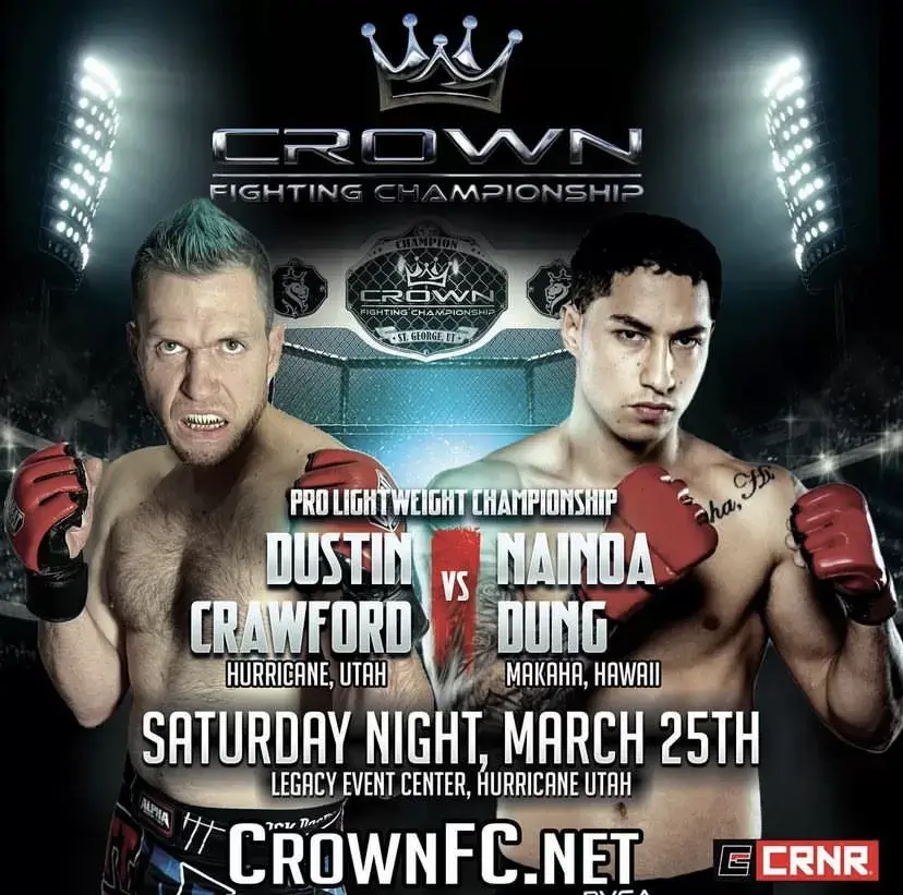 Nainoa Dung battles Dustin Crawford for CFC Lightweight Championship Title