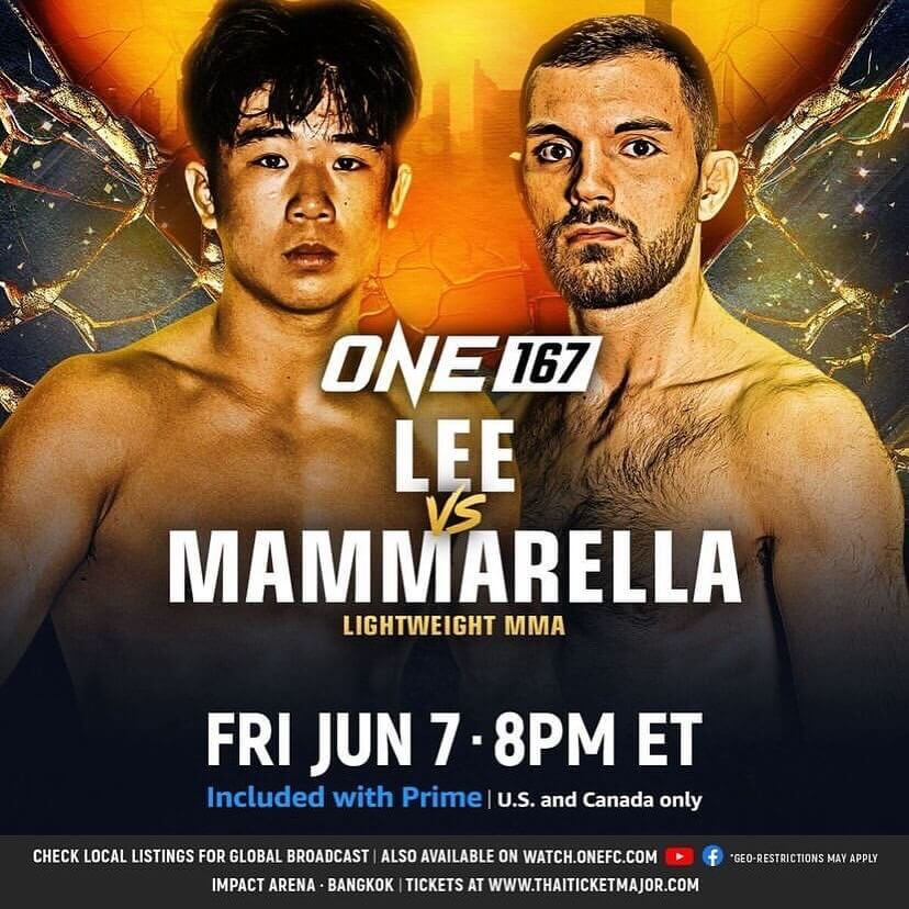 ONE 167: Adrian Lee vs. Antonio Mammarella