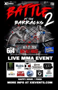 x158 battle at the barracks