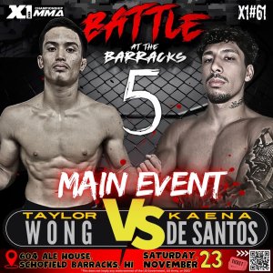 X1#61 Taylor Wong vs Kaena de Santos